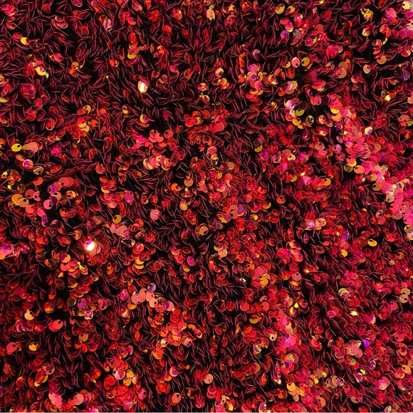 Helsi NEW Jodi Plunging Sequin Mini Dress In Merlot Size M - Picture 11 of 16